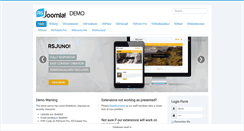 Desktop Screenshot of demo.rsjoomla.com